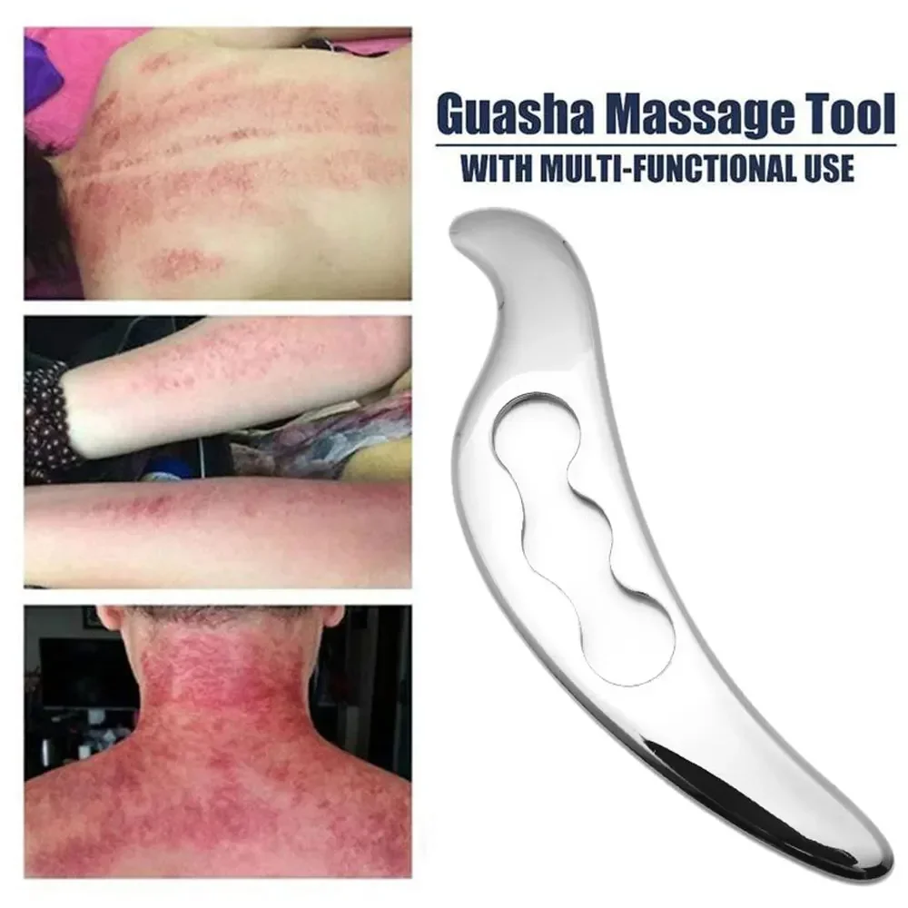 Gua sha board fascia knife myofascial release IASTM tools physiotherapy bird shape medical stainless steel gua sha scraper physical therapy