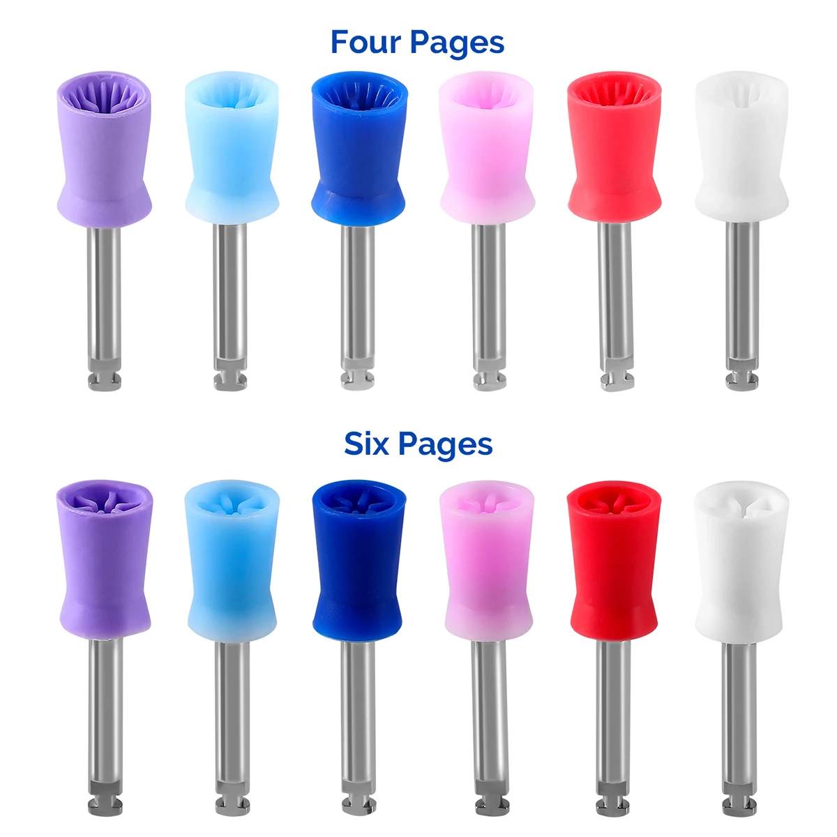 100 Teile/schachtel AZDENT Dental Polieren Prophy Cup Zahnmedizin Silikon Polierer Kit RA 2,35mm Für Niedrige Geschwindigkeit Handstück Zähne Polieren – Detail 10