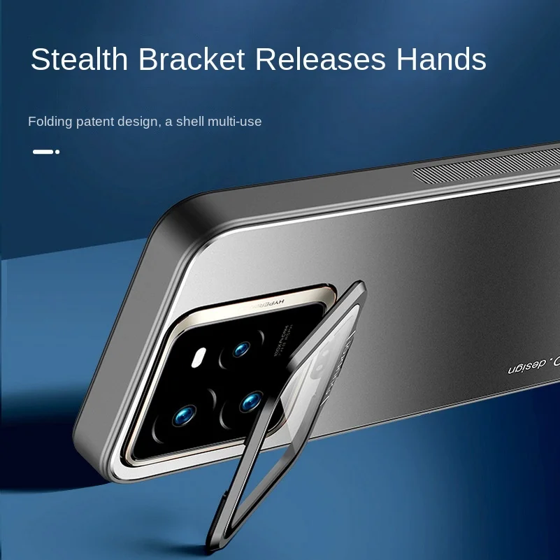 Durable Metal Back Plate with Camera Protection and Car Holder Cover