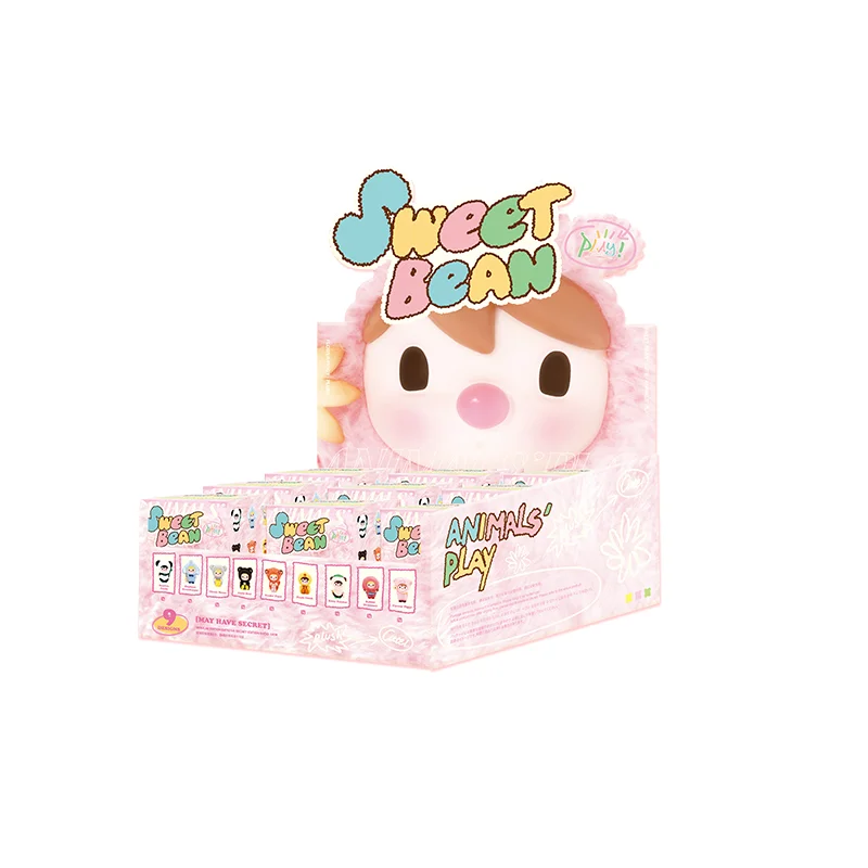 thumbnail image 1 of POP MART Sweet Bean Animal Play Series Caja Sorpresa Juguetes Figuras de Acción Anime Caixa Caja Misteriosa Muñecas Regalo para Niñas, 1 of 5