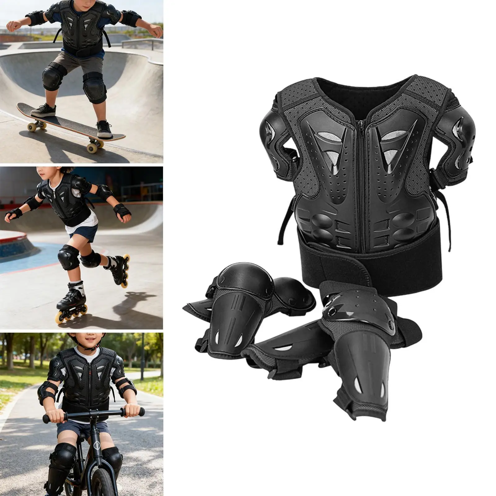 어린이용 모토크로스 보호 장비, 가슴 및 등 보호대, 통기성 오토바이 아머, 사이클링, 스케이팅, 스키, 야외 활동용