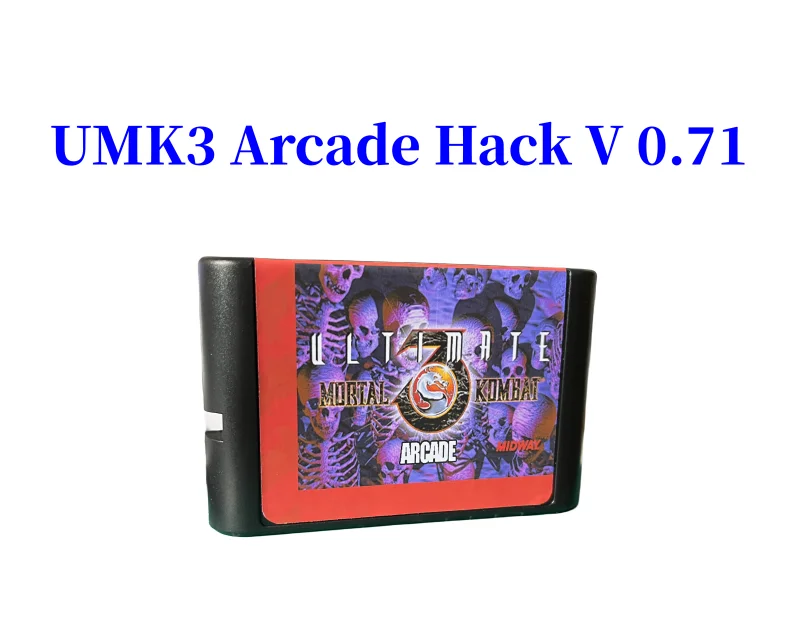Ultimate Mortal Kombat 3 Arcade Hack V 0.71 Graveyard Music 16 Bit MD Game  Card For Sega Genesis Console!