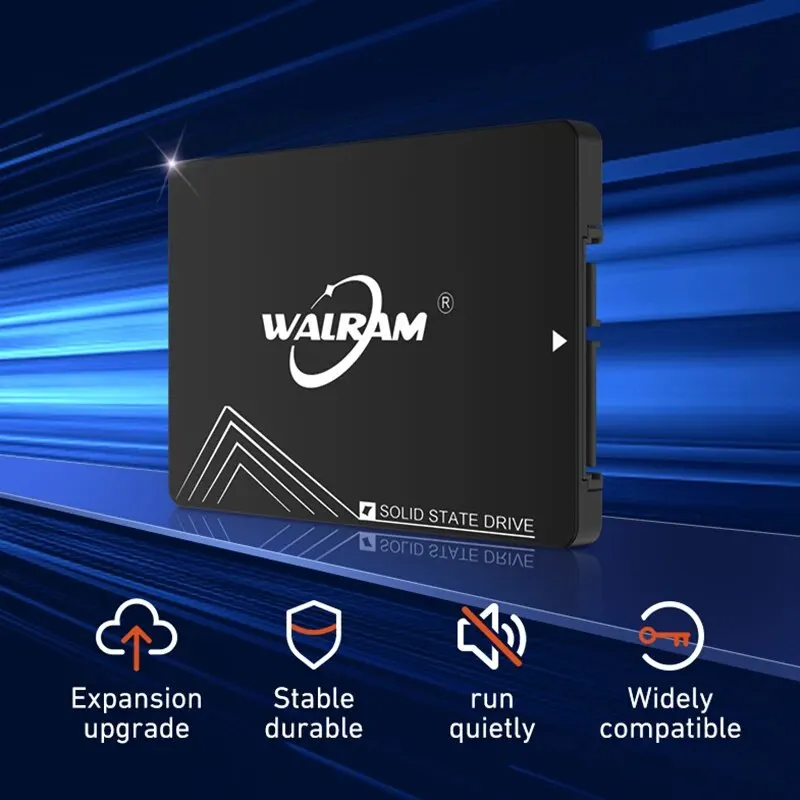 WALRAM SSD 512GB 128GB 256GB Hard Disk Drive SATA3 SSD 1TB 120GB 240GB 480GB Hdd 2.5 