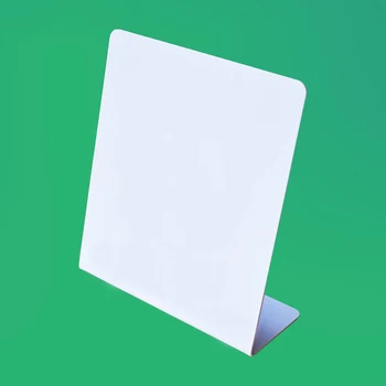 빈 흰색 NFC 테이블 디스플레이 13.56MHz NTAG216 칩 888바이트 메모리 UV 프린터용 Google Reivew 카드 NFC 데스크 스탠드 사용자 정의