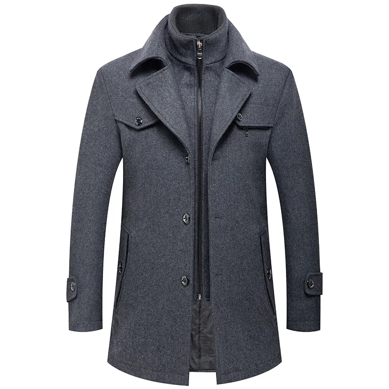 Casaco De Lã Masculino Diaryan - Conforto E Elegância Para O Inverno