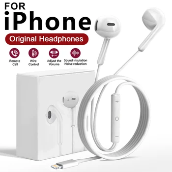 Cuffie cablate in-ear originali per Apple iPad iPhone 17 11 12 13 14 15 16 Pro Max Cuffie TypeC Laptop Tablet 3,5 mm Cuffie