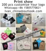 10 Pcs Kraft Paper Gift Bags Wholesale Blank Custom Printed Recyclable Shopping Bags for Cosmetic Wedding Candy Grocery 6