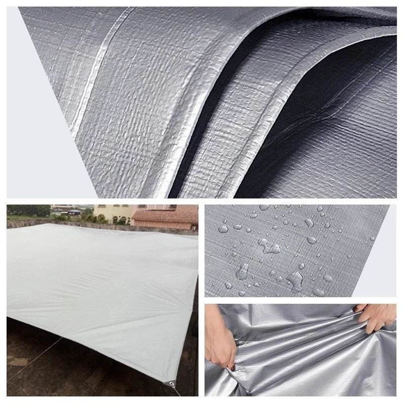 Tarpaulin Garden Cover Waterproof Awning Canvas Oil Cloth Waterproof Canopy for Garden Plants 0.32mm Made of Polyethyle