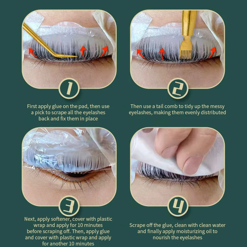속눈썹 펌 리프팅 도구 스테인레스 스틸 클린업 로드 뷰티 메이크업 라미네이션 속눈썹 분리 도구 속눈썹 연장 도구
