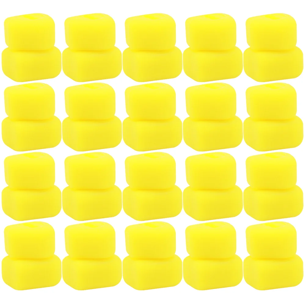 

100 Pcs European Carp Fishing Beads Gifts Imitation Baits Portable Lures Yellowja Tpe Yellowsto