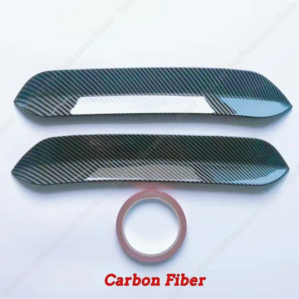 2pcs Roof Spoiler Extensions Flaps Rear Wing Fit VW Golf 7 MK7 7.5 R GTI GTD R-LINE E-GOLF 2012- Carbon Look For Oettinger car rear wing spoiler,car roof spoiler