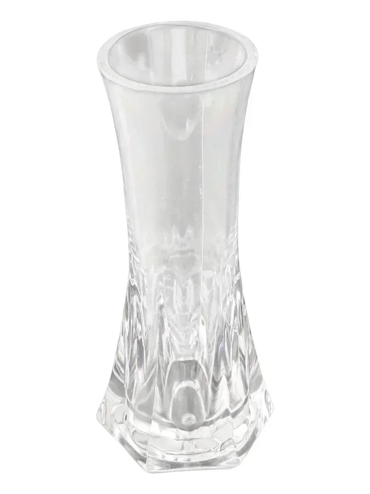 Decorative Vases Transparent Plastic Flower Vase Creative Home Imitation Vase Home Desktop Decoration Vase 5