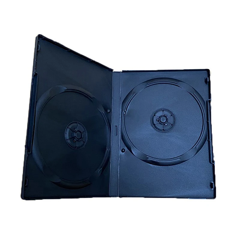 Plastic 14cm Thicken DVD Box Empty CD Case PP Plastic CD Case Capacity 1-2 Discs Packaging DVD Disc Storage cd dvd storage case