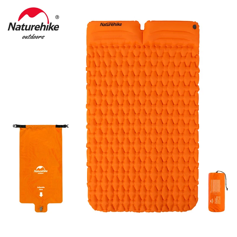Naturehike Camping Mattress Ultralight Double Air Mattress Outdoor Folding Bed Sleeping Pad Car Travel Inflatable