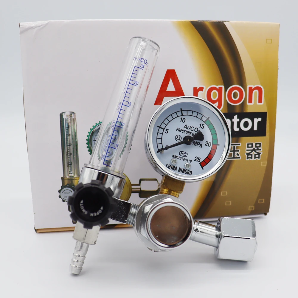 Description Picture 3 of item2022 NEW 0-25Mpa Argon Regulator CO2 Mig Tig Flow-Meter Gas-Regulators Flowmeter Welding Weld Gauge Argon Pressure Reducer