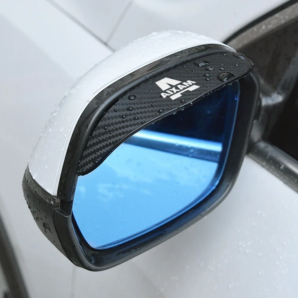 Car Rain Eyebrow Cover Auto Accessories For Aixam Minauto Mega EAixam 400 Gto Crossline Evo City Coupe Gti Crossover 500 Scouty rearview mirror rain eyebrow