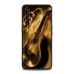 Guitar Music Art Shockproof Silicone Phone Case for Realme C11 (A1)