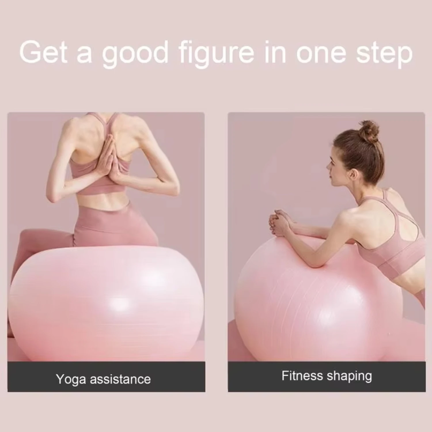 Pilates Balancing Ball Anti-Breakage Fitness Exercise Ball Balance Body Workout Core Training Thicken Pregnant Yoga
