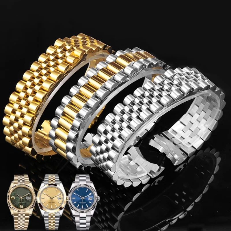 Cinturino Per Orologio 904 Per Rolex Datejust Day-Date Oysterpertual Date Cinturino Per Orologio In Acciaio Inossidabile Bracciale Per Uomo E Donna 17