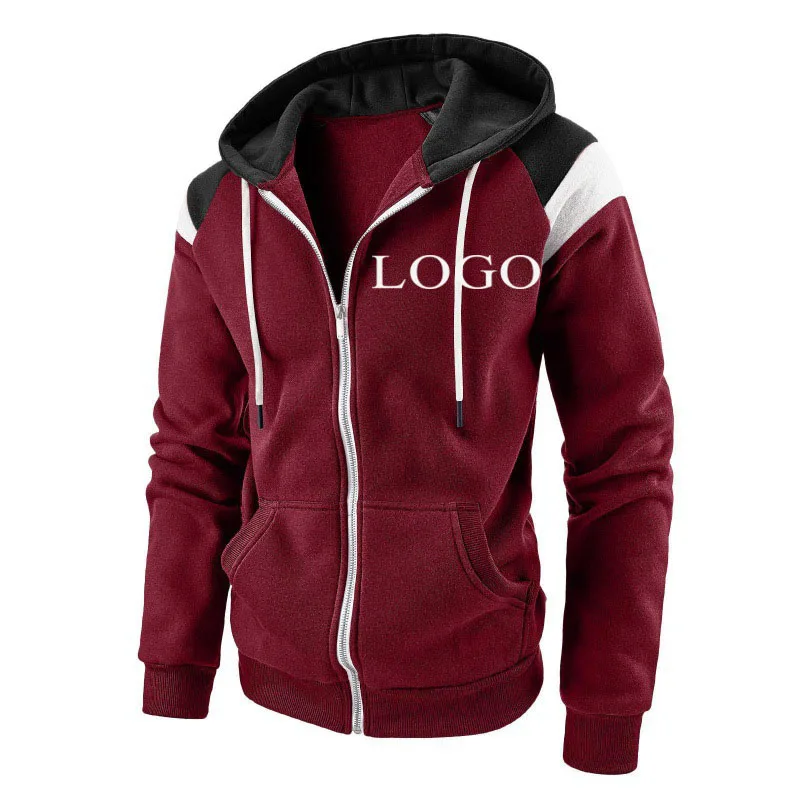 Your Own Design Brand Logo/Picture Personalized Custom Anywhere Men Women DIY Colored casual hoodie cardigan Fashion New