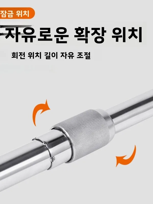 스테인리스 스틸 두꺼운 초강력 접이식 그물대 대형 물고기용 풀세트 솔리드 그물망 헤드 초강력 낚싯대