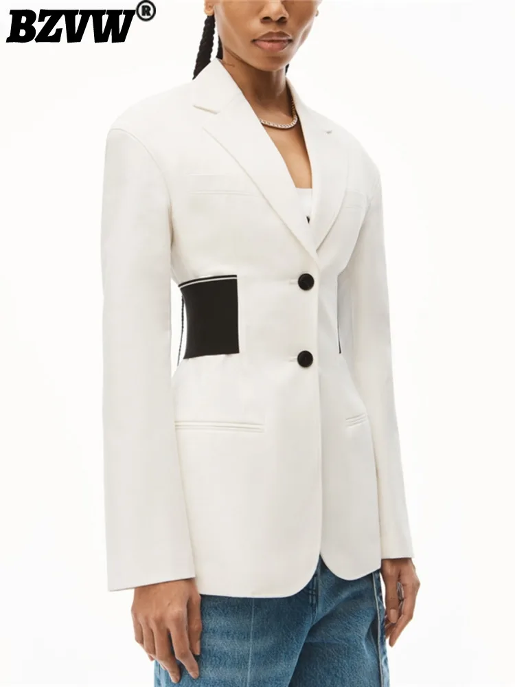 

BZVW Spring Autumn New Long Sleeve Versatile Blazer For Women's 2023 Trend Fashion Designer Suit Coat Female Top Clothing Tide