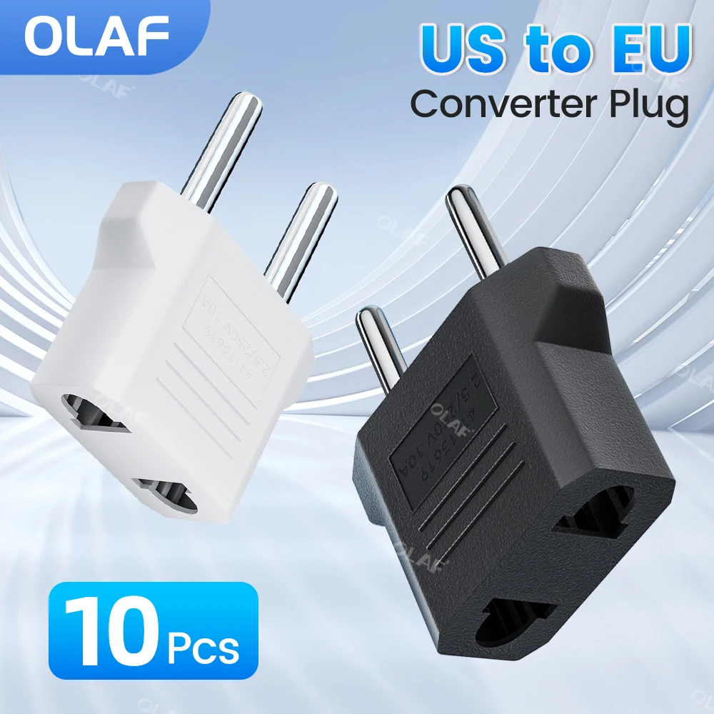 Olaf 1-10pcs Mi hogy Európai Unió dugasz Adapter Európai Unió Euró Klopfregelung dugasz Adapter utazási Klopfregelung Adapter Elektromos Európai Unió Klopfregelung dugasz átalakító áram socken Európa