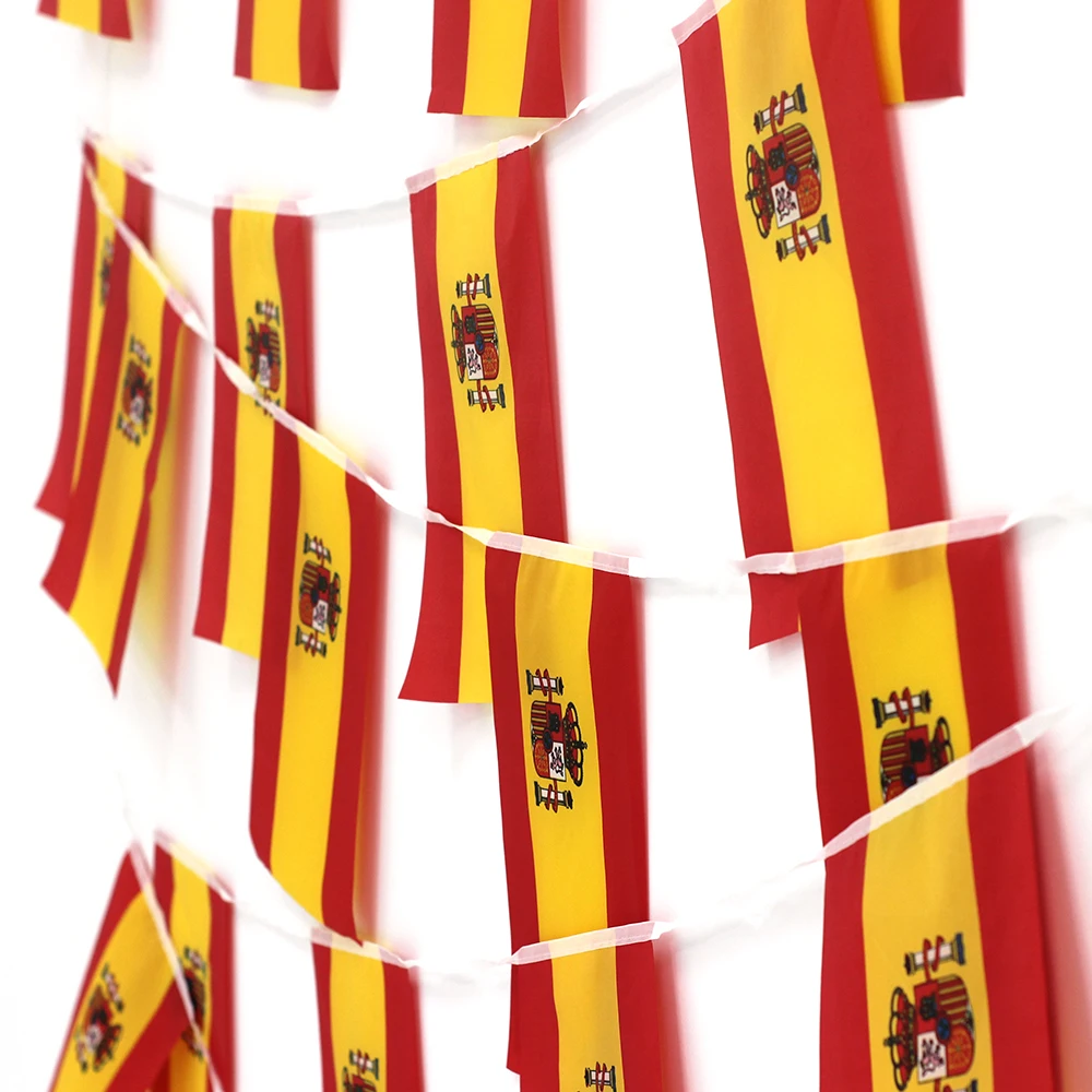 Spain Flags Bunting Product Image 2