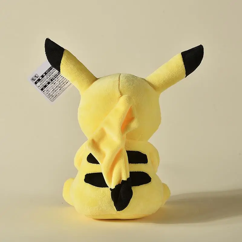 Nieuwe 25Cm Pokemon Pluche Speelgoed Bliksem Graffiti Pikachu Schattige Cartoon Anime Figuur Gevulde Poppen Hanger Kind Verjaardagscadeaus