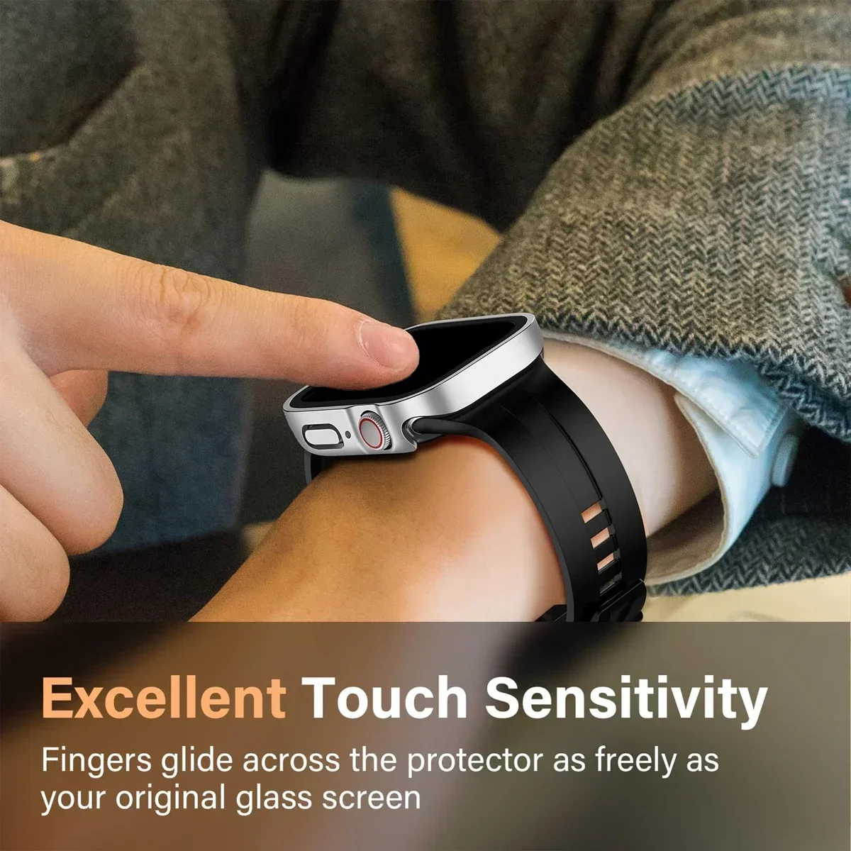 Durable Waterproof Aluminum Alloy Case for Smartwatches - Full Coverage Protection