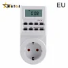 Digital Weekly Programmable Electrical Wall Plug-in Power Socket Timer Switch Outlet Time Clock Power Supply Accessories 3