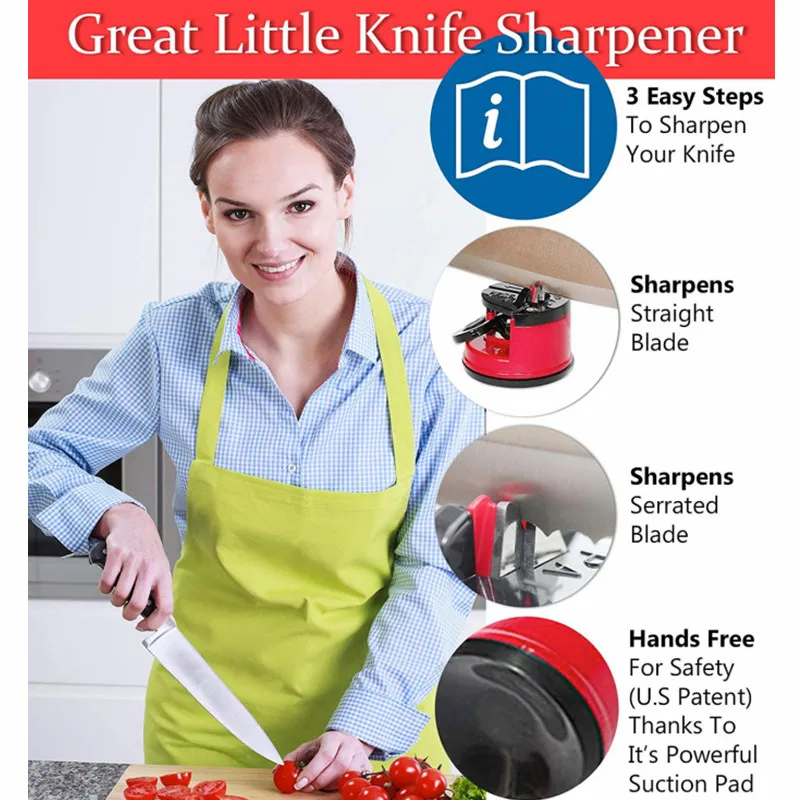 Knife Sharpeners, Mini Knife Sharpeners with Suction Base, Pocket Knife  Sharpeners Suitable for Most Blade Types, knife sharpeners for kitchen  knives