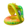 Baby Float Circle Swimming Inflatable Infant Floating Baby Pool Float Removable Canopy for Swimming Pool Bathing Toys 1