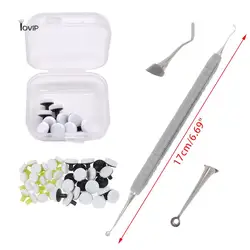 Dental Instrument Veneers Composite Mold Filling Spatula Resin Light Easy Curing Filler Anterior Dental Handles Foam Pads