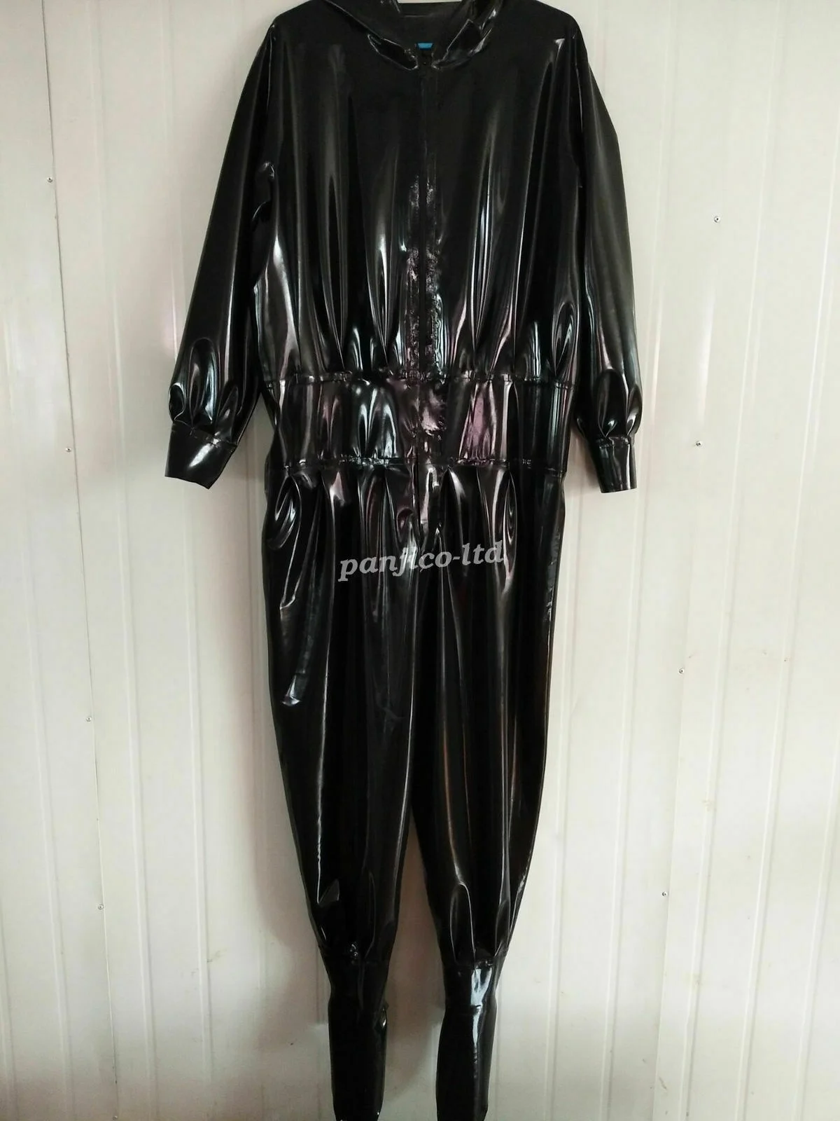 

Hot Sale Latex Catsuit Latexanzug Zentai Kostüm 100% Rubber Gummi Black S-XXLCosplay,Masquerade