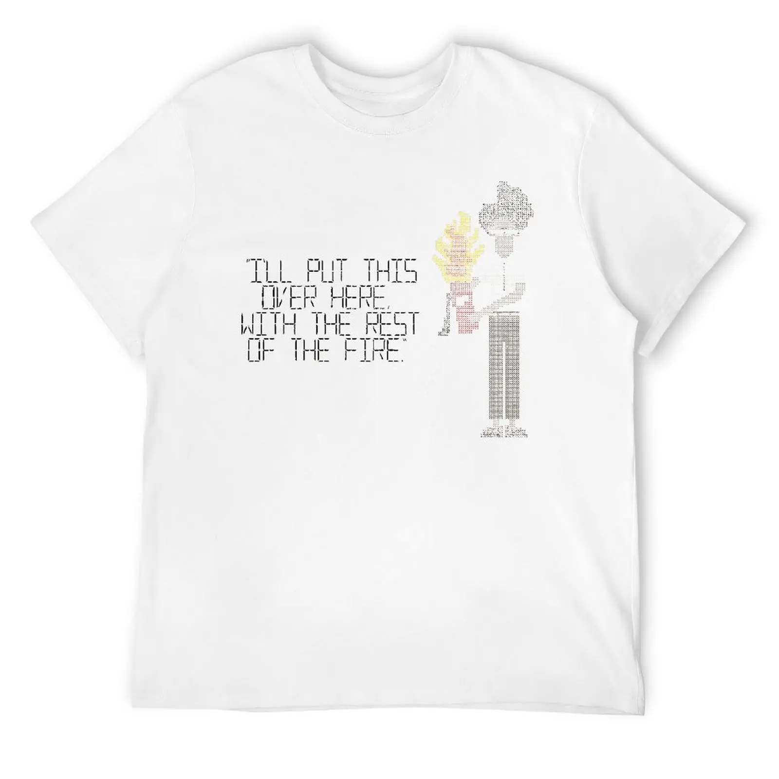 Moss Fire In Vendita T-Shirt Fresh Move Humor Graphic Tees Vendita Calda Tempo Libero Eur Size