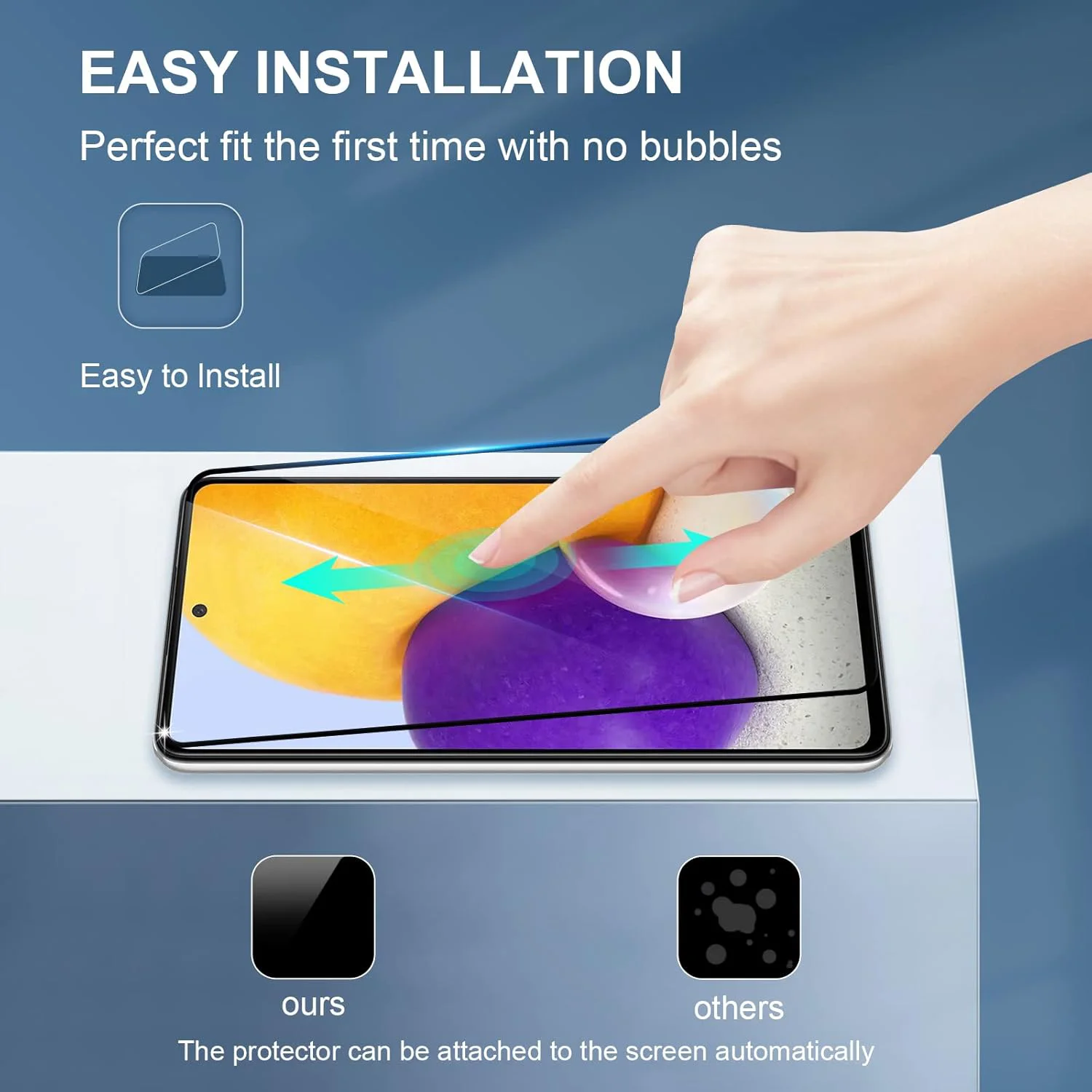 Premium Full-Cover Tempered Glass Screen Protector Film - 1/2/3 Pack