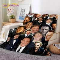 3D Tom Hiddleston Collage Actor Soft Flannel Blanket for Beds Bedroom Sofa Picnic,Throw Blanket for Outdoor Leisure Nap Gift Kid 1