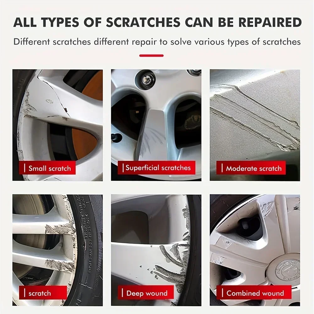 Wheel hub Scratch Repair wax Automobile tire detail repair and deep conditioning no residue