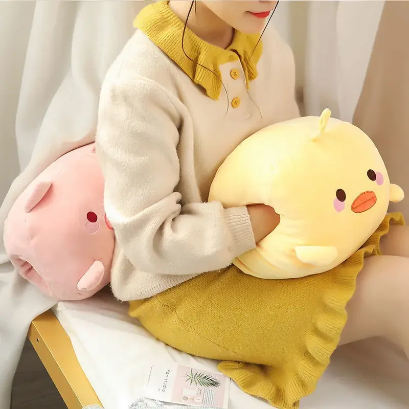 Cartoon Hand Warmer Animal Plush Doll Keep Warm In Winter Cover Hand Plush Pillow Cute Girls Stuffed Doll Pillow Toy 4