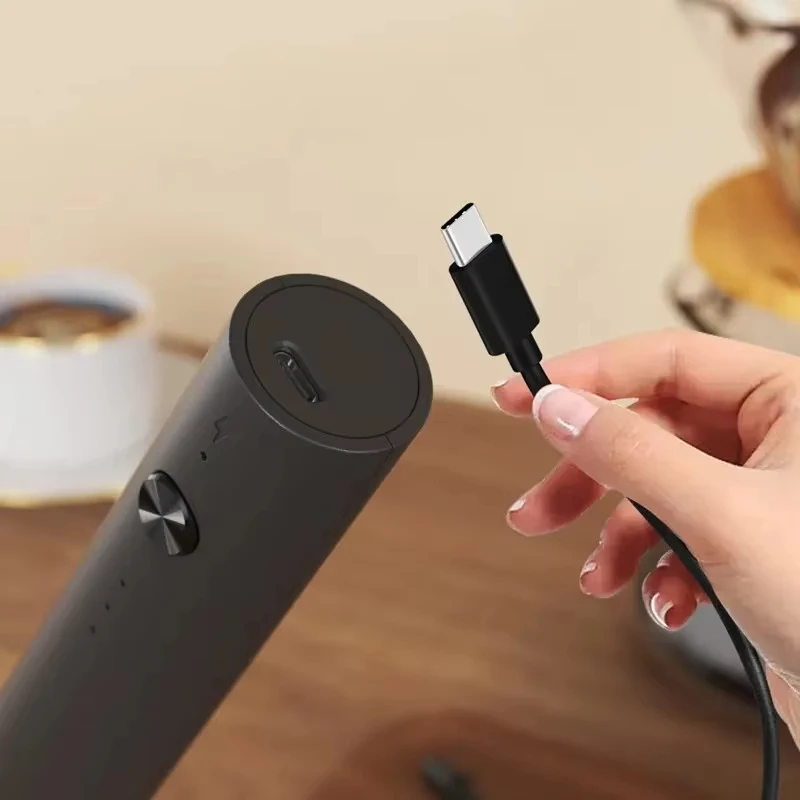 Electric egg beater, handheld coffee milk mixer, portable milk frother, baking food mixer, essential kitchen tool 5