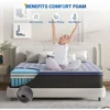 King Mattress, King Mattress in a Box, 12 Inch Hybrid Mattress King, Medium Firm,Pocket Innerspring for Motion Isolation,Comfort 3