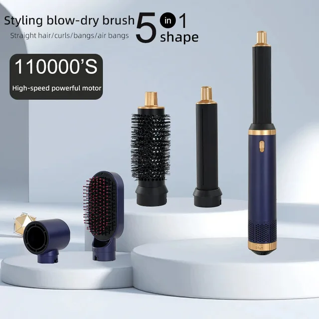 5 en 1 sèche-cheveux brosse peigne chaud ensemble professionnel fer à friser lisseur de cheveux outil de coiffure pour sèche-cheveux professionnel 1