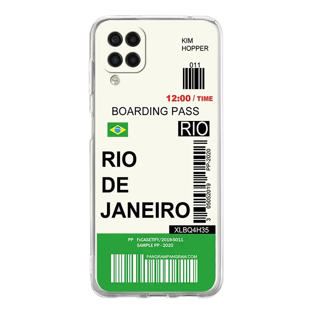 World City Travel Ticket Phone Case - New York Edition
