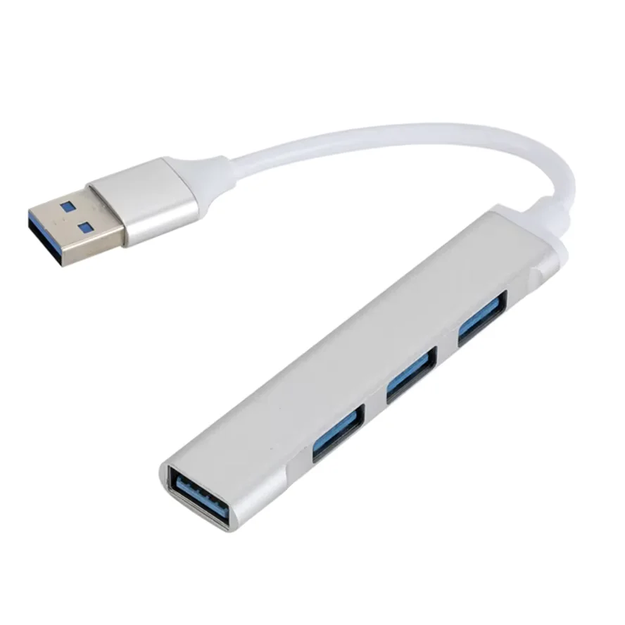 Enhanced USB C Hub 3.0 Multi-Port Adapter with 4 USB Ports