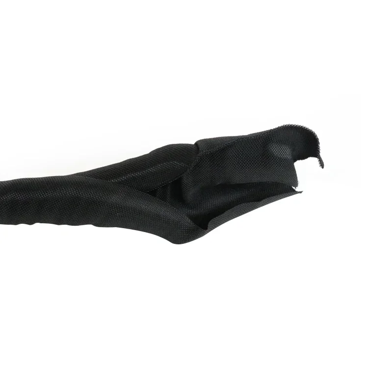 셀프 클로징 PET 편조 케이블 슬리브, 확장 가능한 자동 라인 관리, 유연한 직조 분할 파이프 튜브 와이어 랩 보호