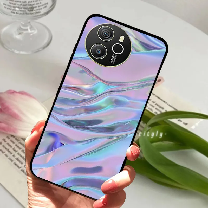 Shockproof Soft TPU Silicone Phone Cover with Cartoon Matte Bumper