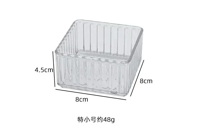 Unlimited Desk Drawer Organizers Set Plastic Bathroom Storage Makeup Organizer Clear Transparent Storage Box Bins