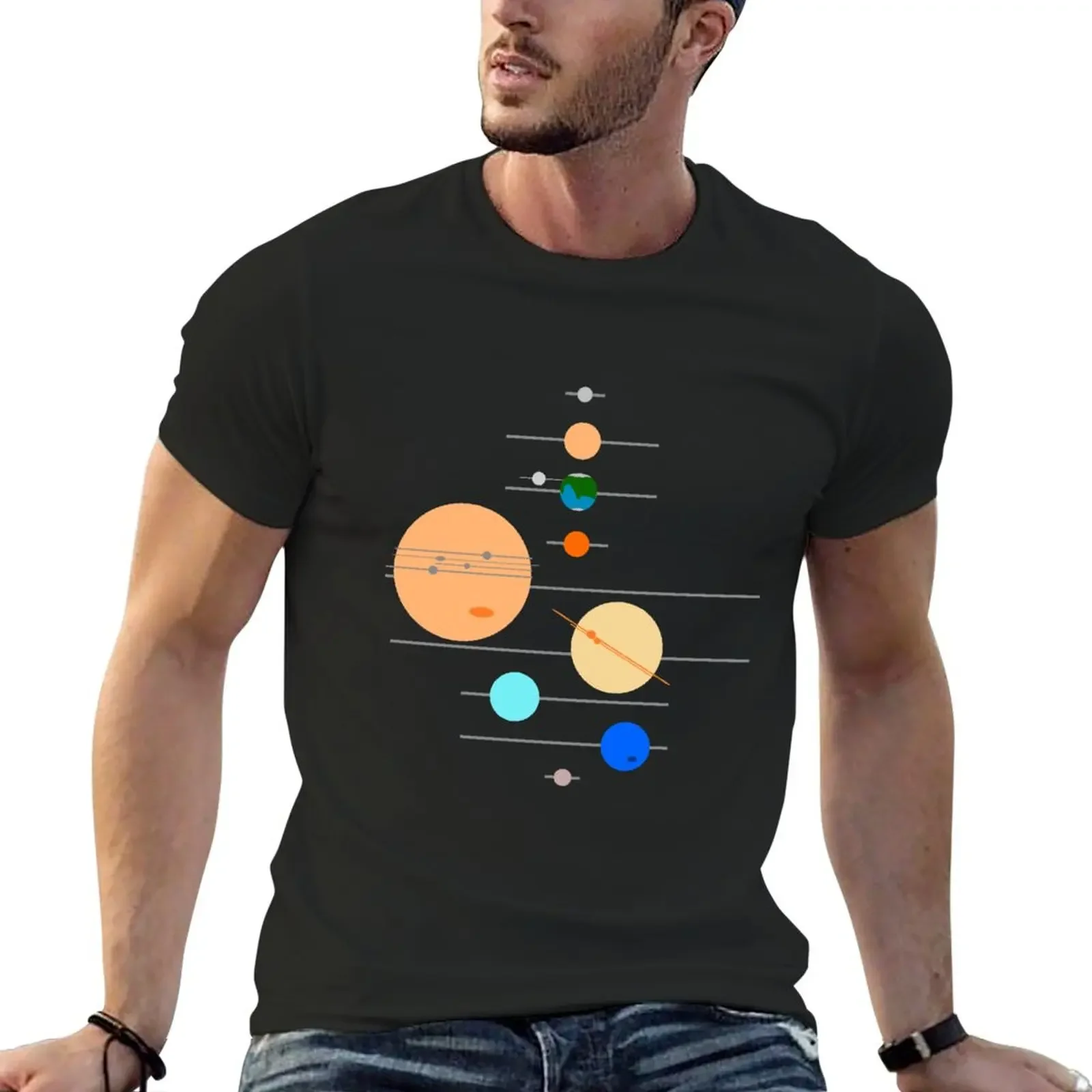 

Solar System T-Shirt sweat funnys Men's t-shirt