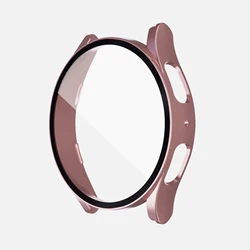 Enhanced Protective Case with Tempered Glass Screen Cover - Galaxy watch 6 40mm (Rose gold)